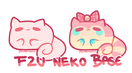 F2U Chubby Neko Base! by scarletscreations