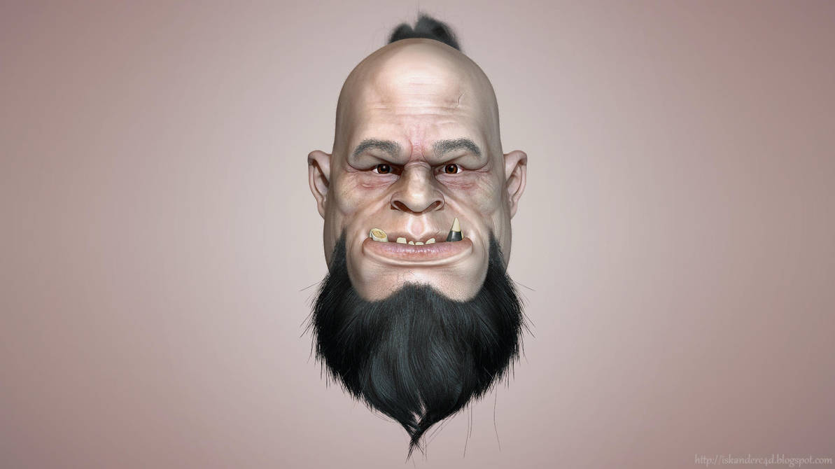 Orc face-wip by iskander71