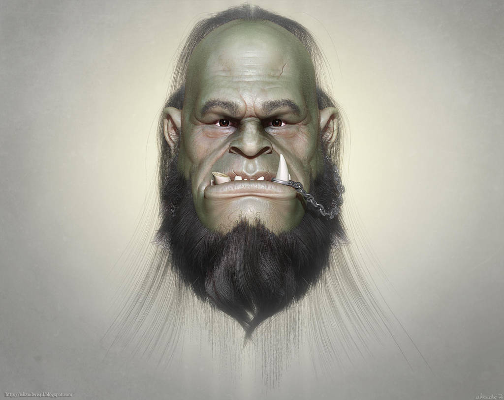 Orc portrait by iskander71