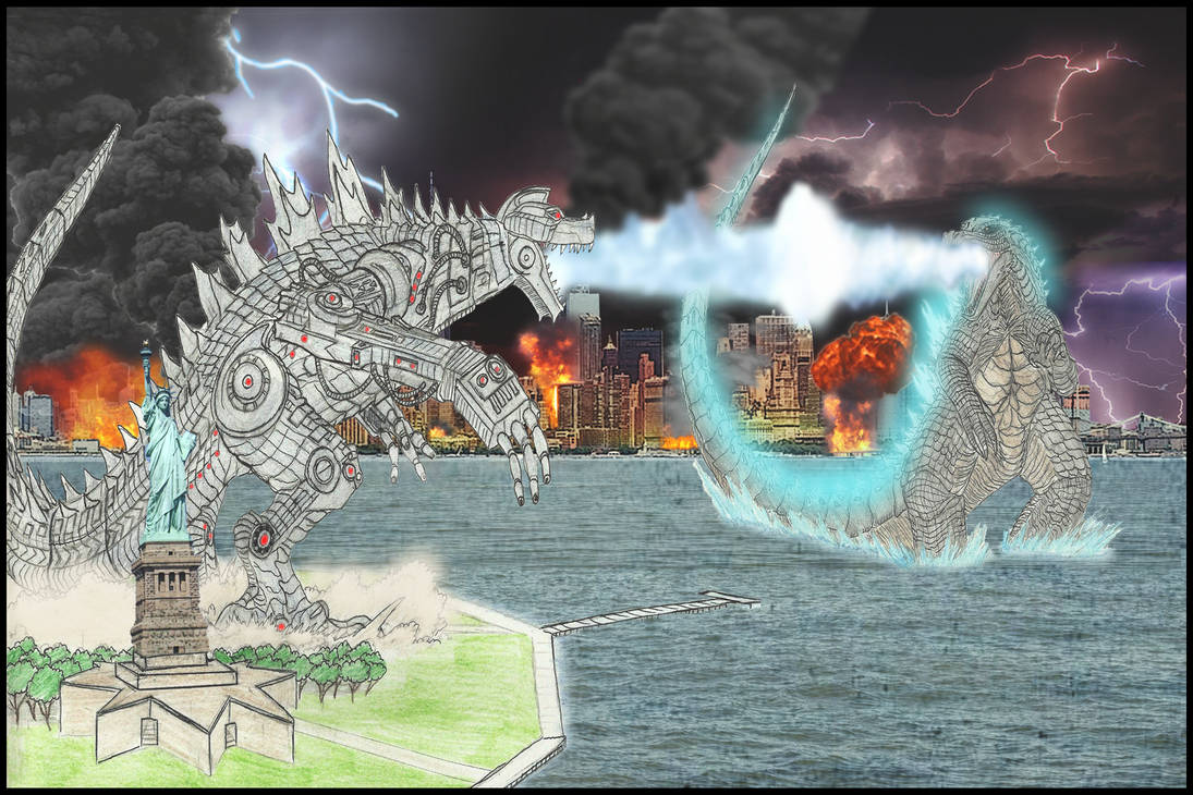 Godzilla 2014 vs. Mechagodzilla (Ready Player One) by ...