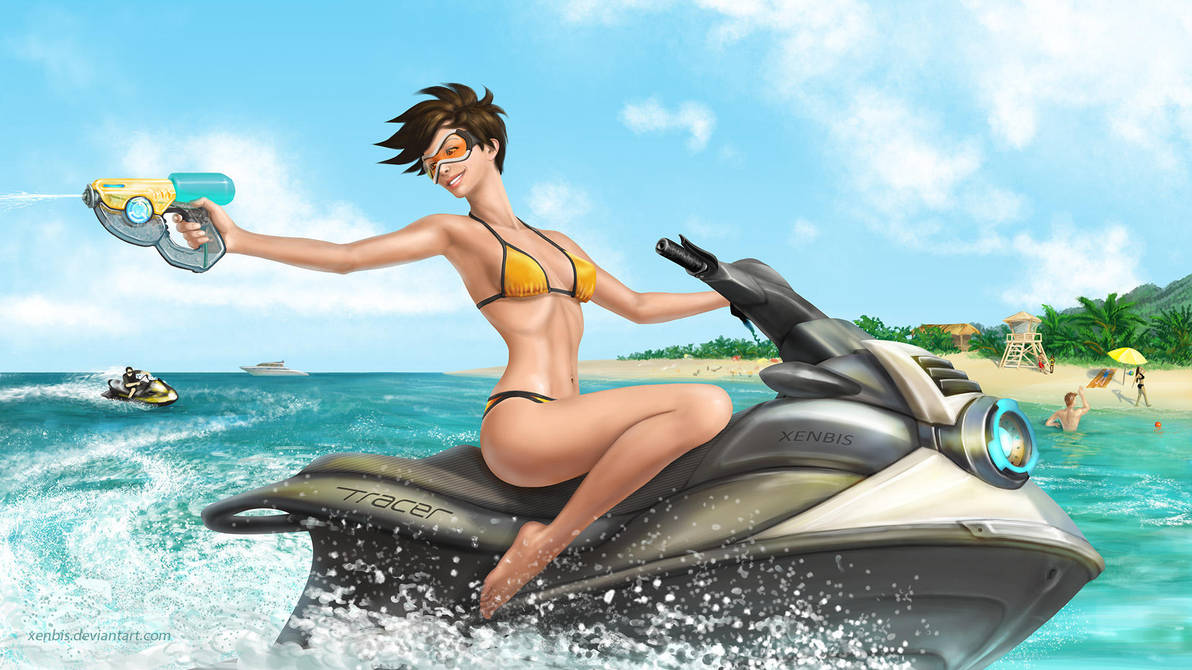 Jet Ski Tracer (bikini) by xenbis