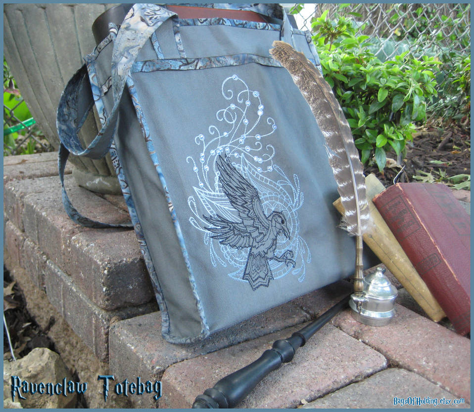 Ravenclaw Inspired Tote Bag by Verdaera