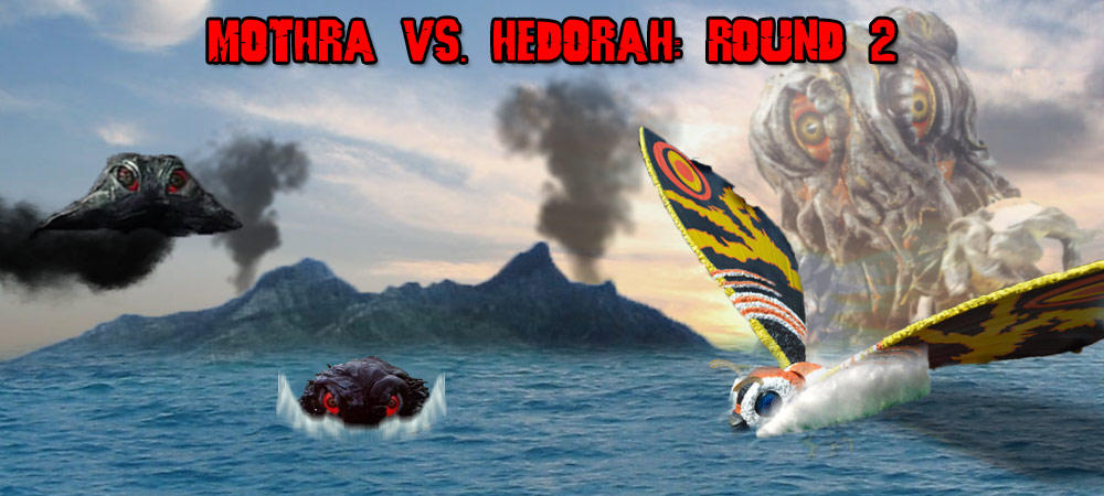 KWCB - Mothra (H) vs. Hedorah (S) - Round 2 by KaijuX