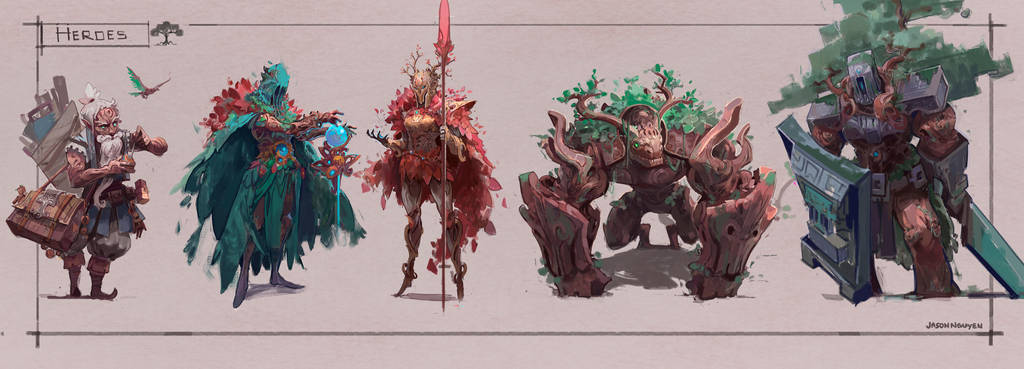 Character Designs by JasonTN