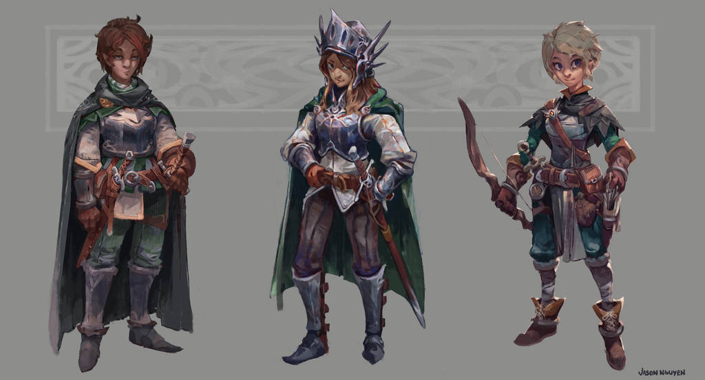 Character Lineup by JasonTN
