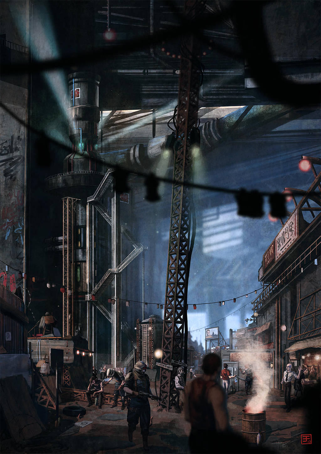 FF7 - TWS : Under The Giant Pizza by Syrphin