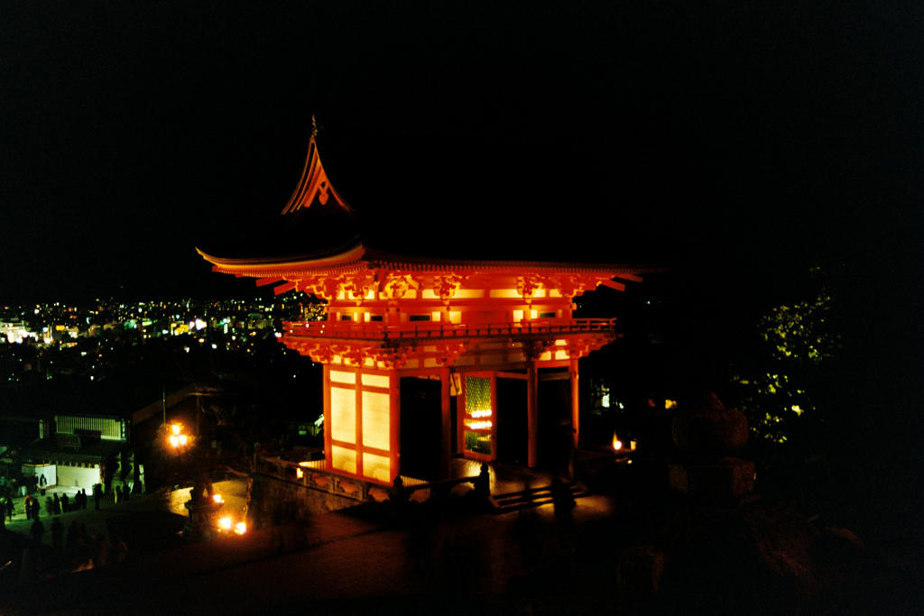 Shrine By Night by kymw