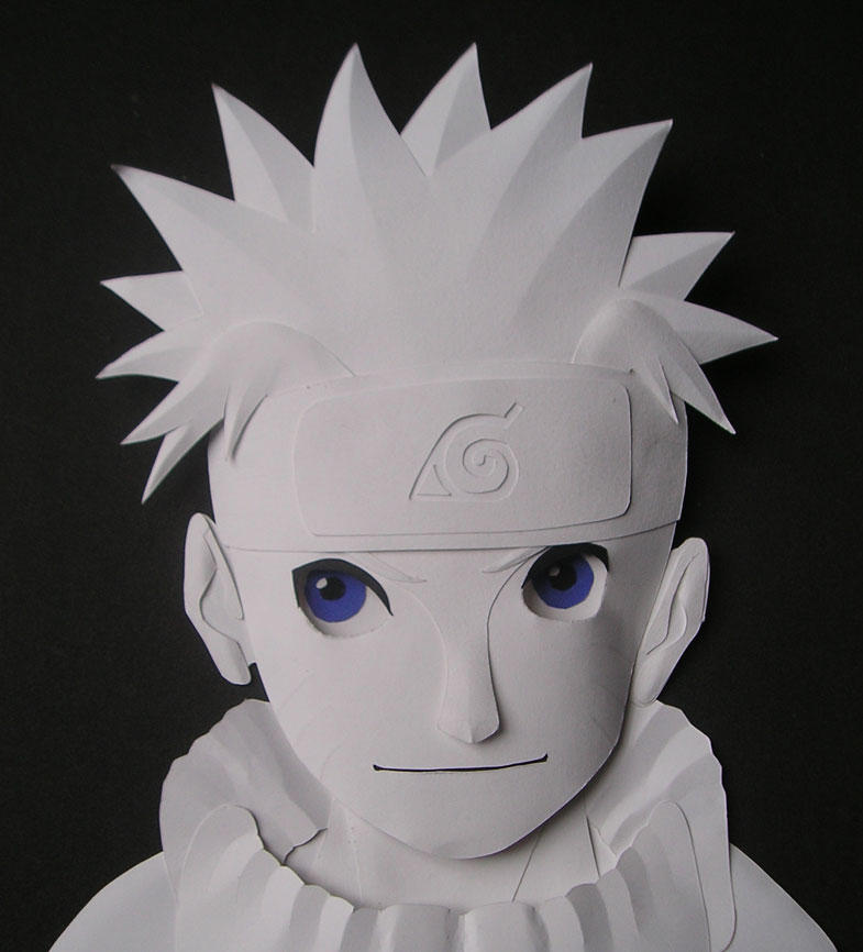 Naruto - Paper Sculpture by SewerShark