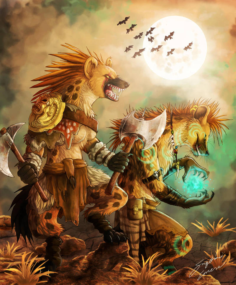Gnolls by LadyFiszi