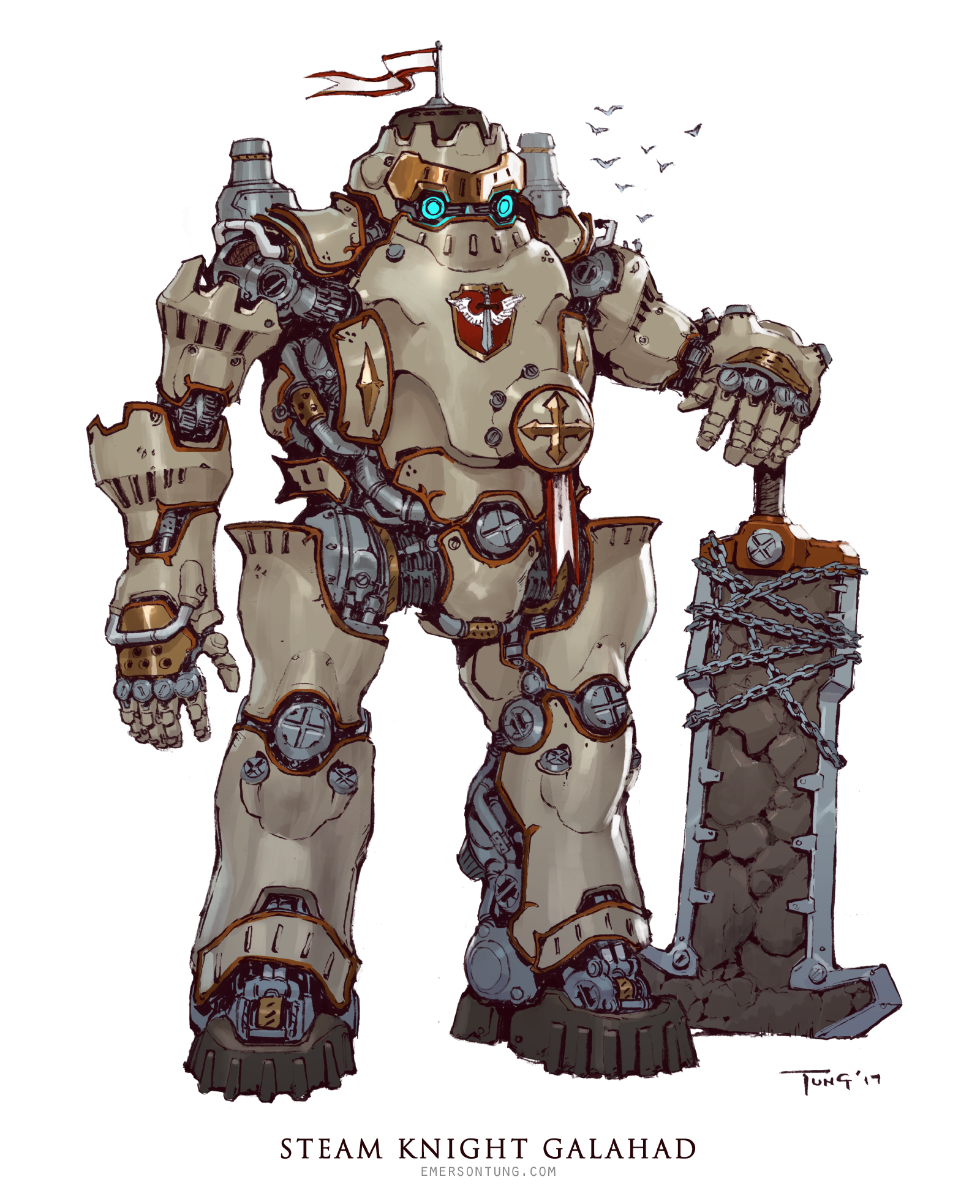 Steam Knight Galahad by emersontung on DeviantArt
