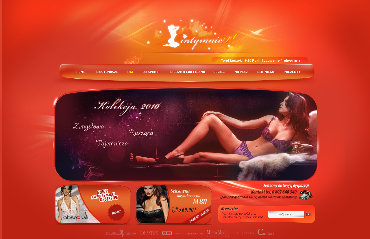 Sexy lingerie e-shop by lukearoo