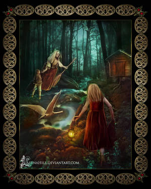 Baba Yaga and the Magic Swan Geese by LeenaHill Baba Yaga and the Magic Swan Geese by LeenaHill