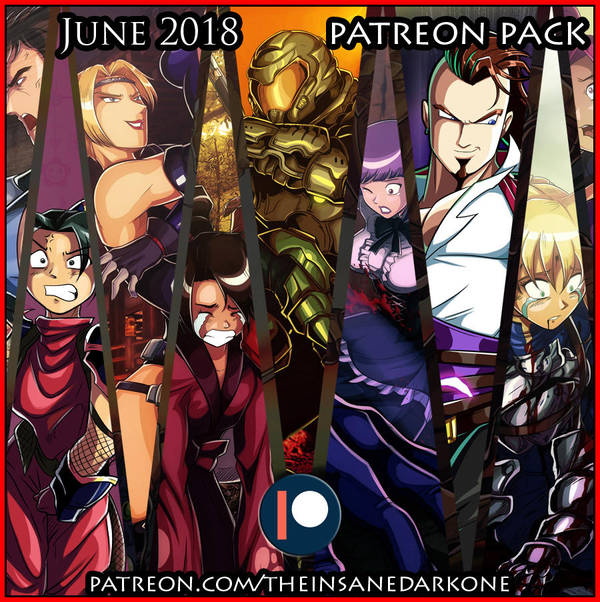 Patreon June 2018 art pack now available! by TheInsaneDarkOne