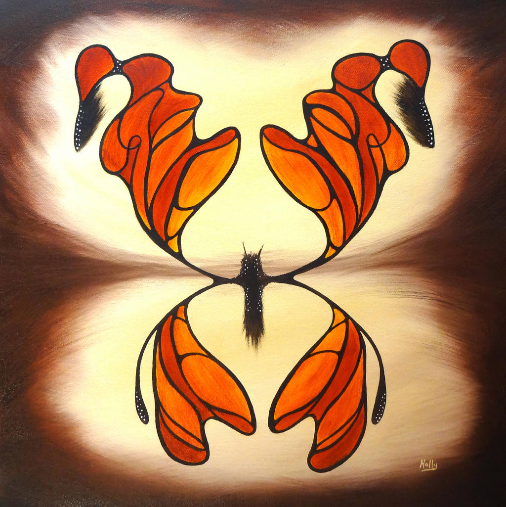 Stained Glass Monarch by NathanHolly
