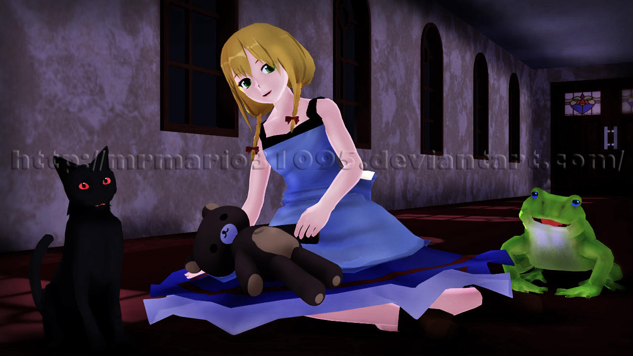 [MMD] . The Witch's House. Viola by MrMario31095 on