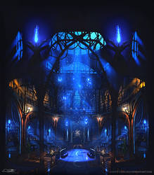 Ravenclaw Common Room by Eliott-Chacoco