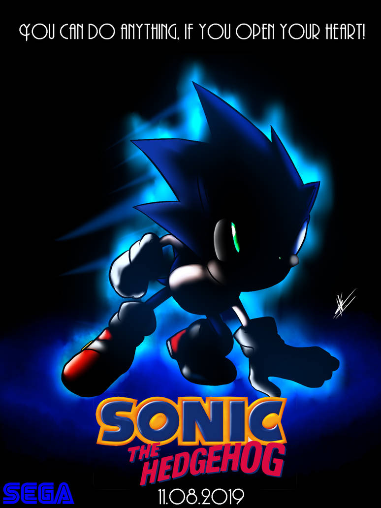 Fixed Sonic The Hedgehog MOVIE teaser poster by ... Fixed Sonic The Hedgehog MOVIE teaser poster by ...
