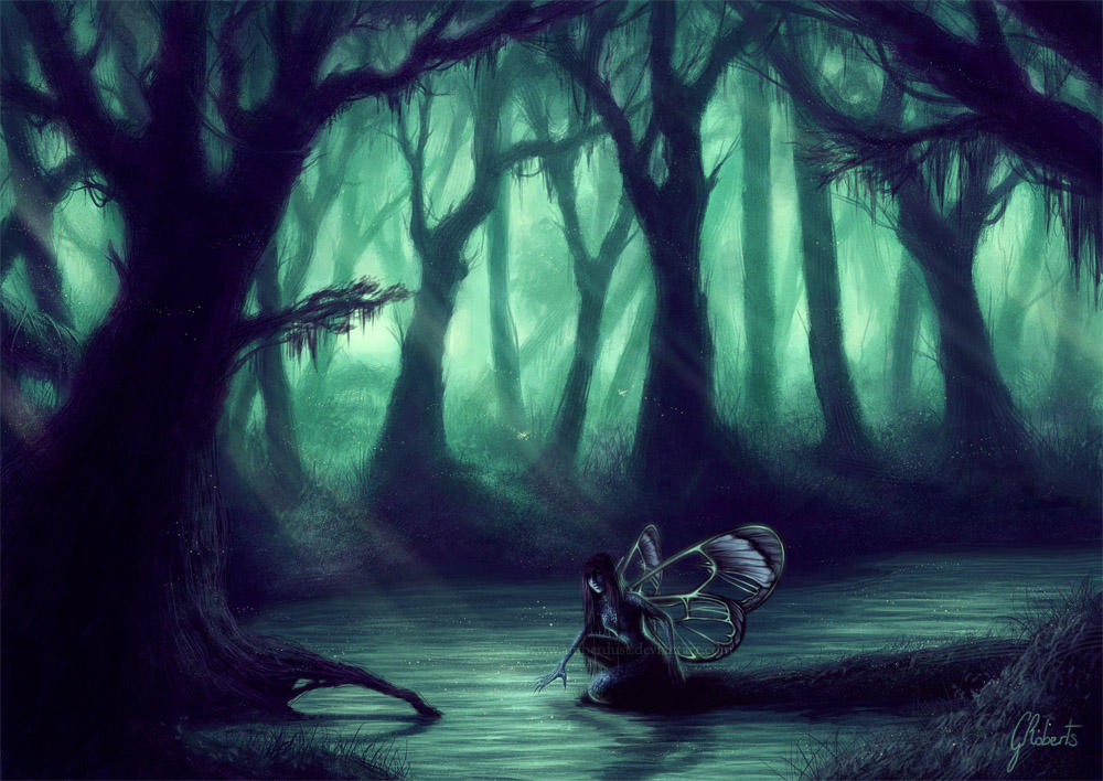 Forbidden Pool by AmberDust