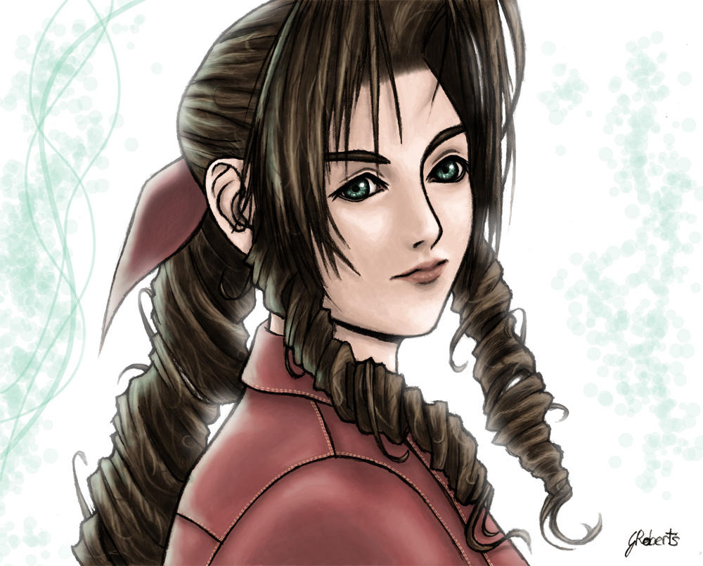 Advent Children Aeris by AmberDust