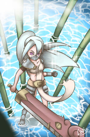 Kerena ready for blood by theMuesLee Kerena ready for blood by theMuesLee