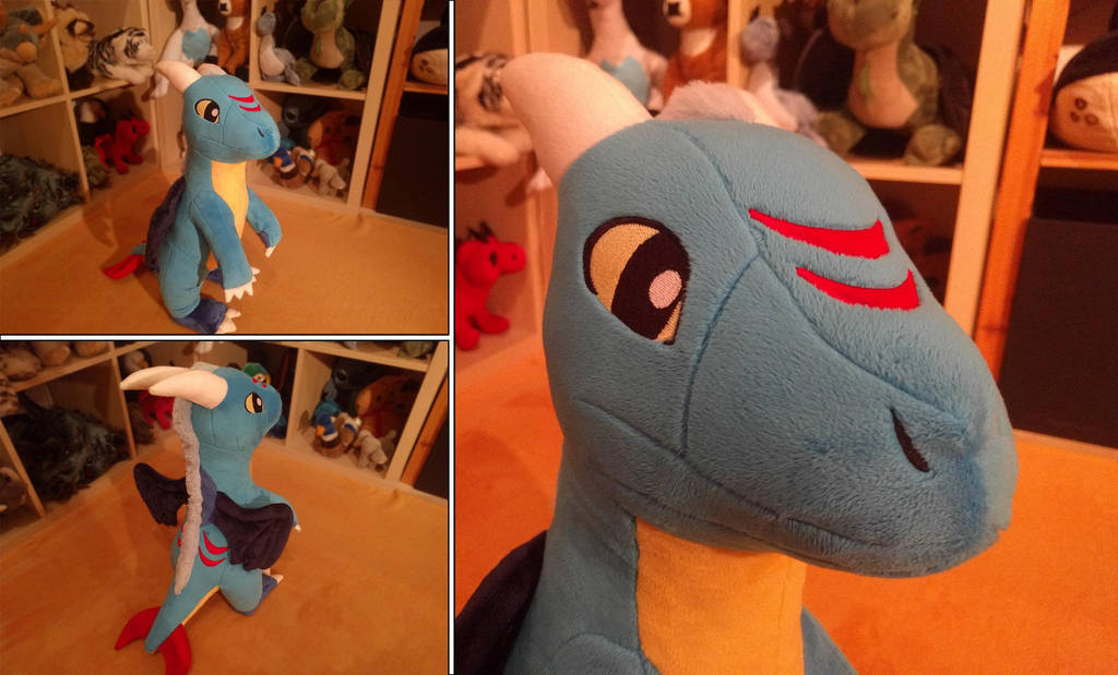 Wintersong: Handmade Dragon Plushie by Fenmar