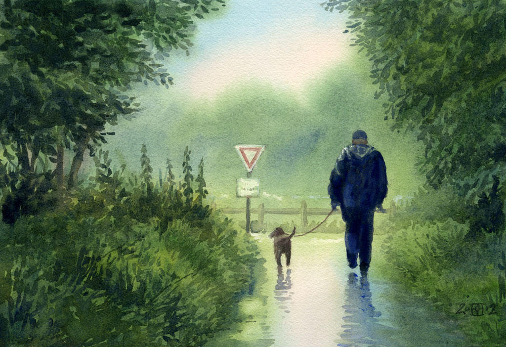 Walking The Dog by treeshark