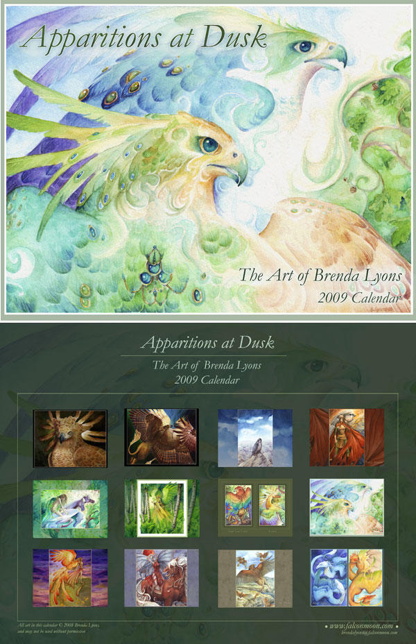 Apparitions at Dusk - Calendar by windfalcon