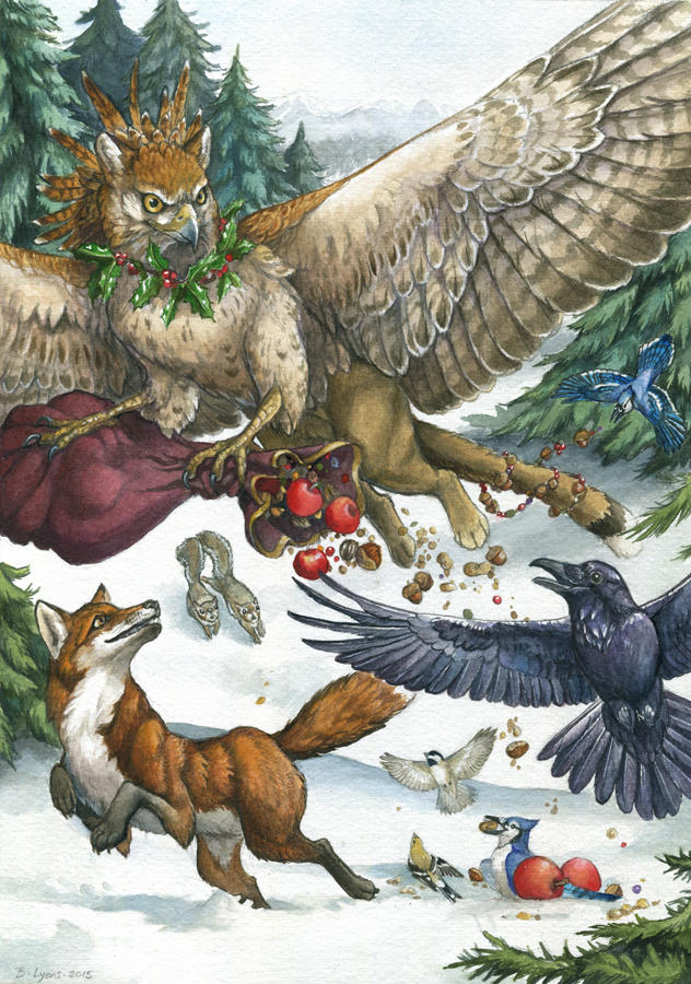 Dashing Through the Snow - Print by windfalcon