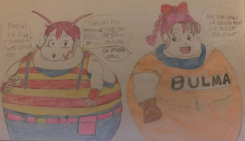 Spin and Bulma by TheBlueBritBlur on DeviantArt