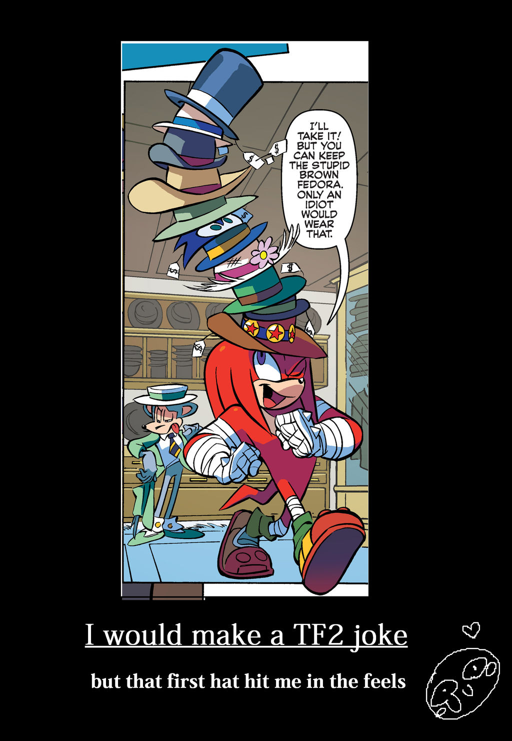 Also Sanic Hat by thegreatrouge