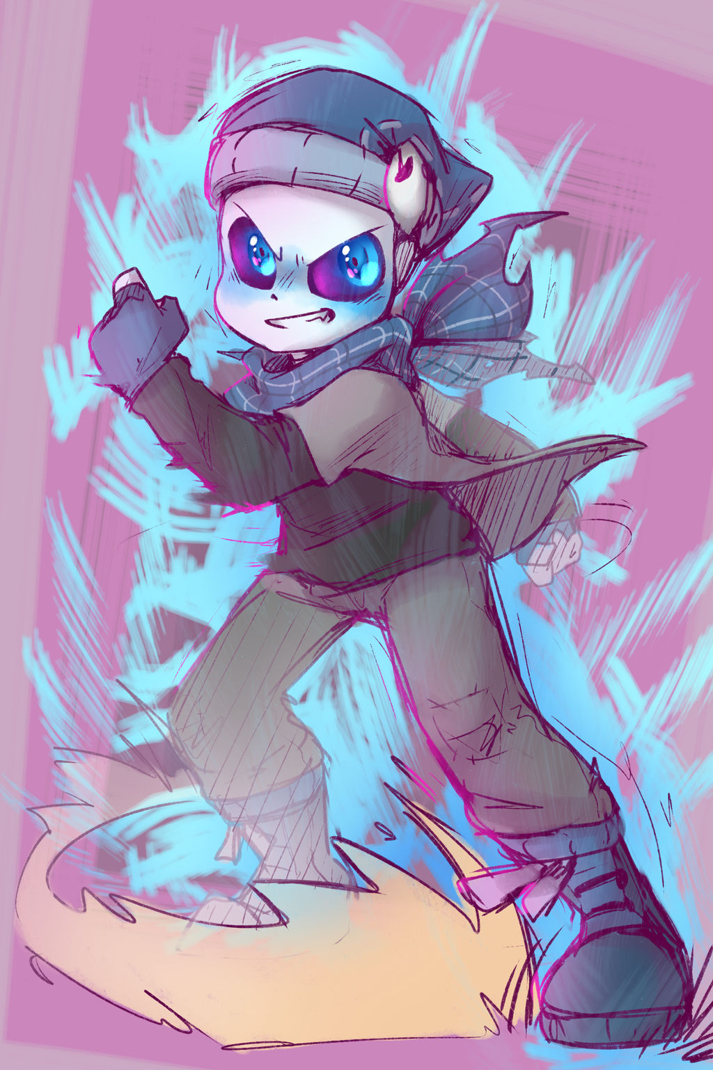 Swap Cop!Sans Ready For Action! by thegreatrouge