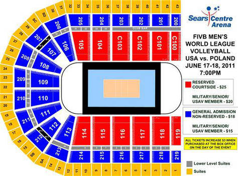 Sears Centre Arena Seat Map By Dxdy On Deviantart