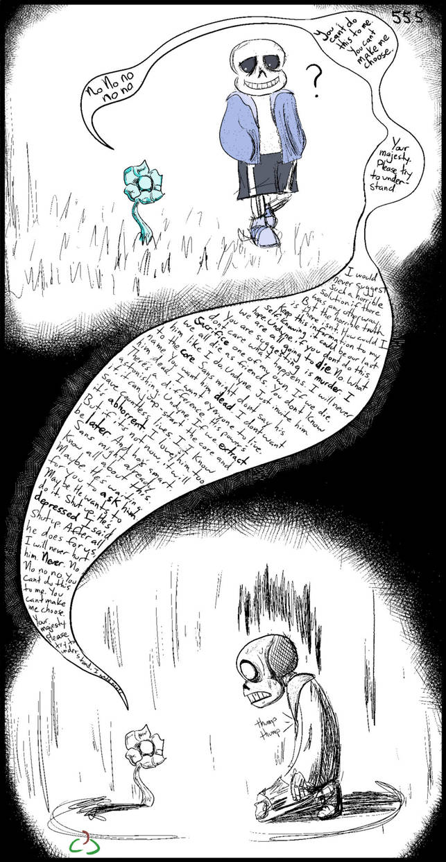 Horrortale 55.5- Leaves-dropping by Sour-Apple-Studios