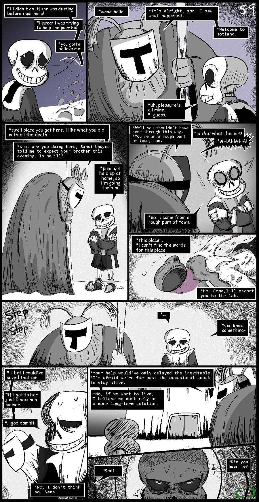 Horrortale 59- An ally? by Sour-Apple-Studios