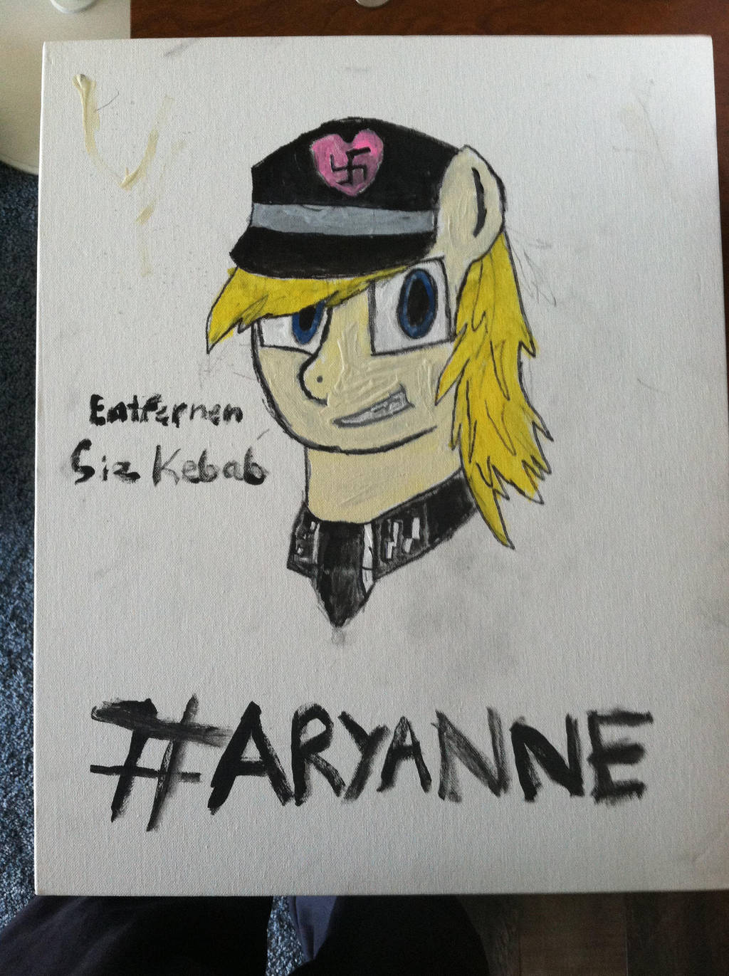 Painting of the Queen of /pol/ by SharpySaber