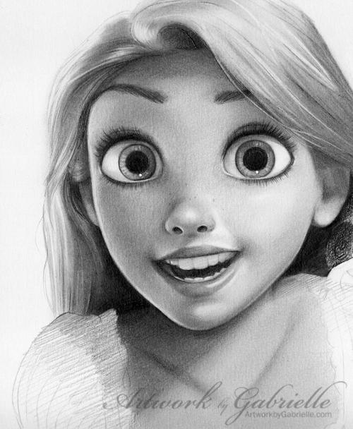 Rapunzel WIP by GabrielleBrickey