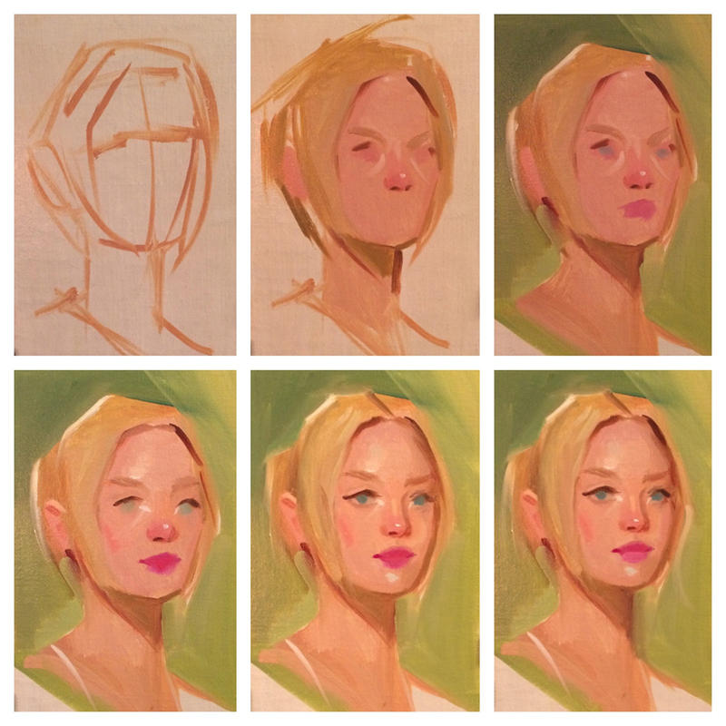 Oil Sketch by GabrielleBrickey