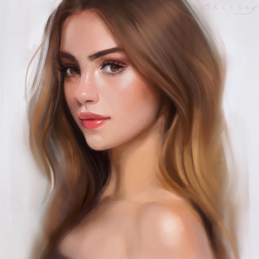 Portrait Painting by GabrielleBrickey