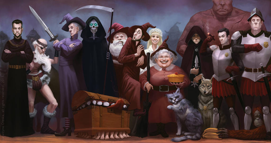 Terry Pratchett book spine by katea