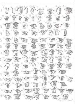 Summer Anime Project: Eyes by BooBooKachoo