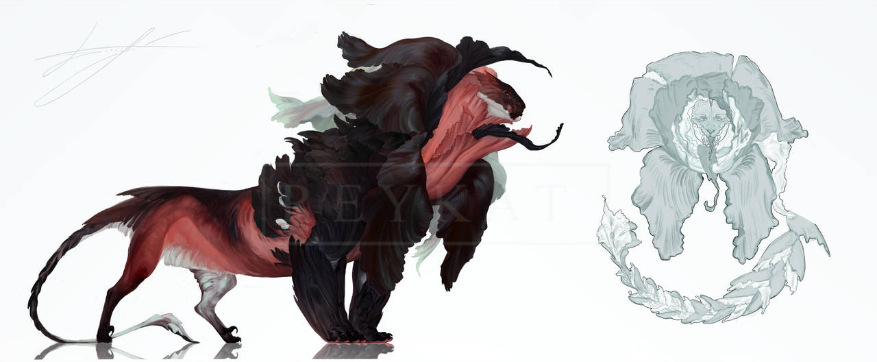 Random Flower Lion for SALE \ closed. by REYKAT on DeviantArt