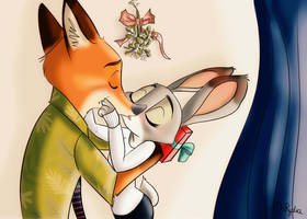 Christmas Kiss by OceRydia
