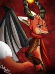 Halloweek 2018 #8 ~ Zieg the fox demon by OceRydia