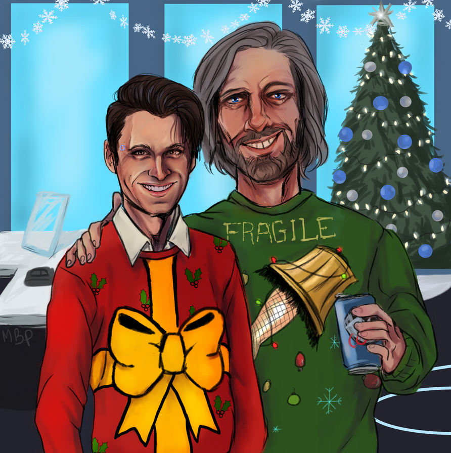 DPD Ugly Sweater Party by magicbubblepipe