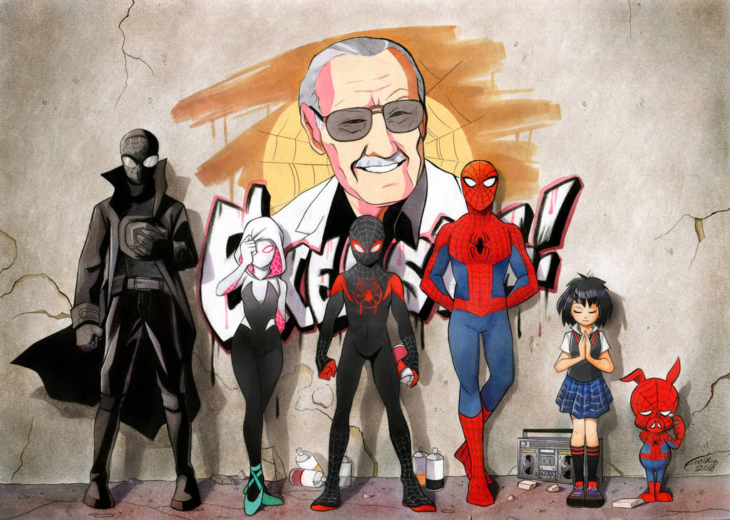 Excelsior Into  the Spider  Verse  edited by FinikArt on 