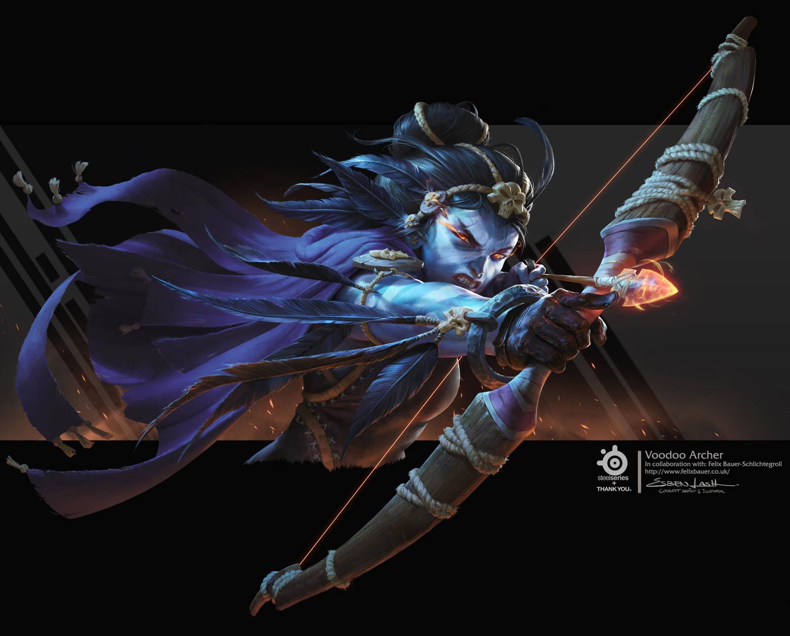 Voodoo Archer by EsbenLash