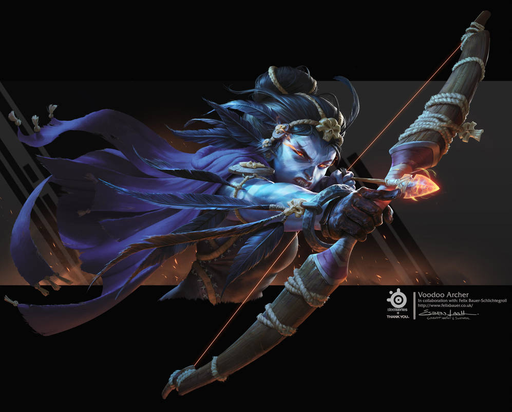 Voodoo Archer by EsbenLash