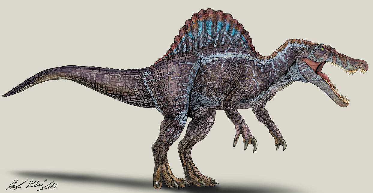 Bipedal Spinosaurus (5e Creature) - D&D Wiki