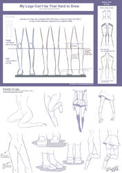 Legs drawing tutorial by darkn2ght