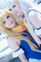 Takane Shijou and Miki Hoshii by Fuwamii